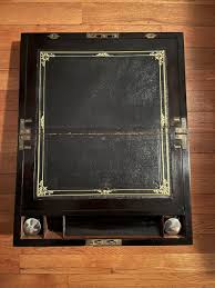 Burr Walnut Victorian Writing Box & Slope With Fitted ...