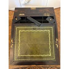 Antique Victorian Inlaid Coromandel Wood Writing Box, 1850 ...