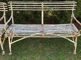 Pair of Rare 19th Century French Wrought Iron Arras Benches ...