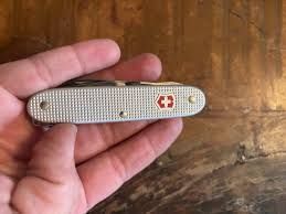 Victorinox Alox FARMER X Swiss Army 93mm Knife Silver Alox Excellent | eBay