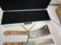 Vintage Primitive Kitchen Knife Cleaver Heavy Farmhouse & 1 Other Antique Knife | eBay