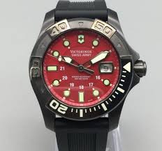 Victorinox Swiss Army Dive Master 500 Watch Men 46mm Red ...