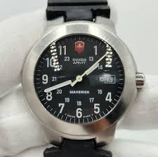 Victorinox Swiss Army Maverick Men's Silver Tone Case Swiss ...