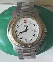 Vintage Swiss Army Stainless Steel Watch - Water Resistant ...