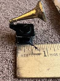 1:12 Scale Doll House Miniatures Dollhouse Gramophone Record ...