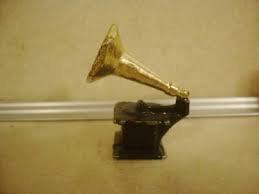 Vintage Dollhouse Miniature Hand Crank Wall Phone Clock ...