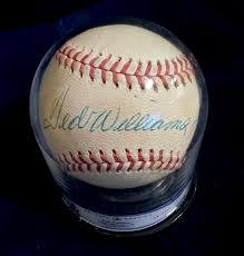 Ted Williams Signed and Dated "7/30/62" Vintage Official Ted ...