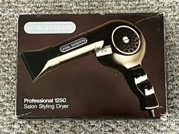 Vintage New In Box Vidal Sassoon Professional Salon Styling Hair Dryer 1980s NIB | eBay