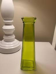 Green Vase 100% Recycled Glass Hand Made | eBay