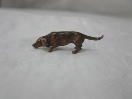 Austrian Vienna Bronze Dachshund Dog Puppy c1900 Antique ...