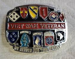 US Army Vietnam Veteran Belt Buckle Made In USA "We served ...
