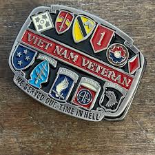 Vietnam Veteran We Served Our Time in Hell Logo Divisional ...