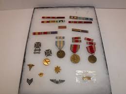 Vintage WW2 US Military Campaign Service Medal Ribbon ...