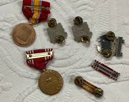 Vintage Military Insignia Lot: Sterling Iron Cross, WWII ...