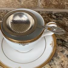 Vintage P & B Pewter Tea Strainer; marked #7 - 5 inches | eBay