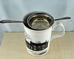 Birks Sterling Strainer Vintage Birks Sterling Teabag Strainer Double Handled Unisex Gift - Etsy UK
