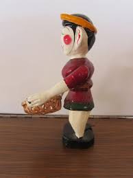 Vintage Chinese Wood Pull Toy | eBay