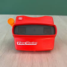Vintage 1980s 3D View-master Red W/yellow Lever RARE Made in USA - Etsy