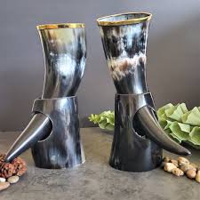 Personalized Viking Drinking Horn - Large Horn Mugs Decor ...
