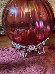 Cranberry Oil Lamp - Etsy