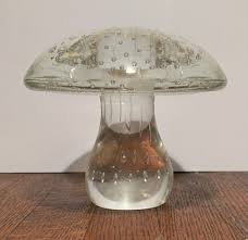 Clear Glass Mushroom Decor - Etsy