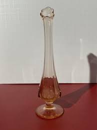 Pink Glass Bud Vase | eBay