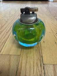 Vintage Glass Table Lighter | eBay