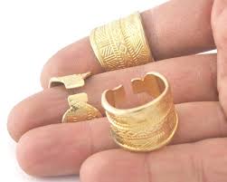 Band Ring Adjustable Raw Brass (18mm 8US Inner Size) 4131 - Etsy