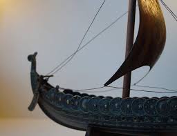 Vintage Handmade Bronze Viking Ship by Edward Aagaard for Copenhagen Iron Art at 1stDibs | edward aagaard viking ship, iron art copenhagen denmark, edward aagaard wikipedia