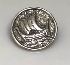 Viking Brooch Sterling Silver Antique Scottish Ship - Etsy
