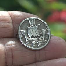 Vintage Iona Viking Long Ship Brooch - Etsy