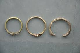 3 Pz Bracciali / Bangles Tribali In Ottone Incisi Vintage Fatti A Mano | eBay