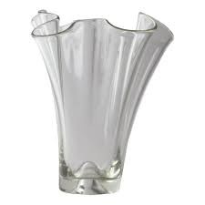 Transparent Laguna Vase by Holmegaard for Lütken, 1950s ...