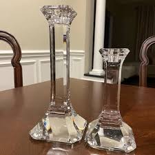 Orrefors Kostaboda | Accents | Brand New Orrefors Regina Clear Design Olle Alberius Candle Sticks | Poshmark