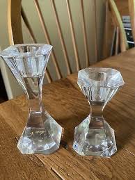 Villeroy & Boch Crystal Taper Candlestick Holders Set Of 2 ...