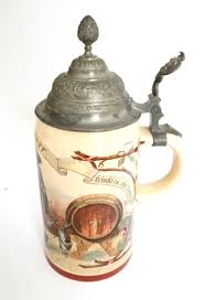 Antique Villeroy& Boch 1/2 L Mettlach Beer Stein #1909/983 PUG Falstaff c.1896 | eBay