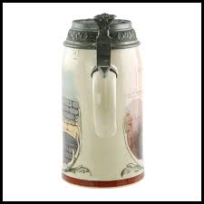 Antique Mettlach Villeroy and Boch PUG Stein 1909 1143 Cavaliers . For Sale at Ruby Lane