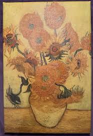 Vincent Van Gogh Fifteen Sunflowers 1888, Gallery Wrapped ...