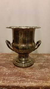 Urn - Silver w/Handles - Danner and Soli Event Rental