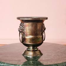 Silver Lions Head Mini Champagne Urn Replica, Toothpick ...