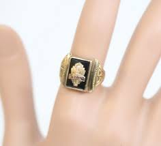 10K Yellow Gold Bassick High School Class Ring Size 6 | eBay