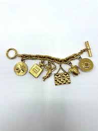 Vintage Chanel Lucky Charms Bracelet | Chairish
