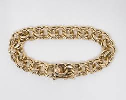 14KT Double-Link Gold Bracelet — Isadoras Antique Jewelry