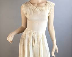 Beautiful 50s Wedding Dress// Vintage Pima Bridal Gown ...