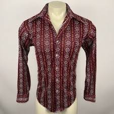 Disco Red 1970s Vintage Casual Shirts for Men for sale | eBay