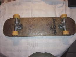 Vintage Shurit Skateboard with Mack Trucks well worn 29.5 ...