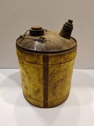 Vintage Shell oil gas Empty 5 Gallon Metal Can Bucket gasoline | eBay