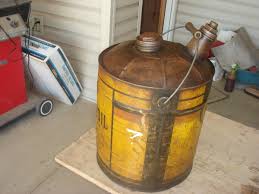 Vintage Early Rare PENNZOIL Motor Oil 5 Gallon Metal Sign Can w/ Wood Handle | eBay