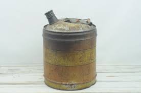 Vintage . Huffman Gas Can Gasoline Can With Removable Spout - Etsy Israel