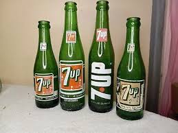 Lot of 4 Vintage 7-Up Bottles | eBay